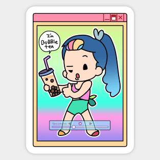 Bubble bubble tea Sticker